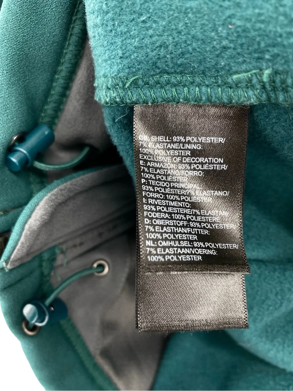 The North Face Men’s Jacket Hunter Green Ivory Track Outdoor Colorblock Large